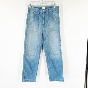 Edwin High Rise Carpenter Jeans Light Wash